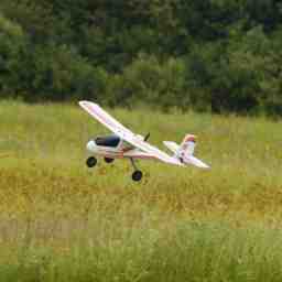Coming in for a landing with the scout aircraft