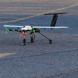 The Aircraft standing in a parking lot