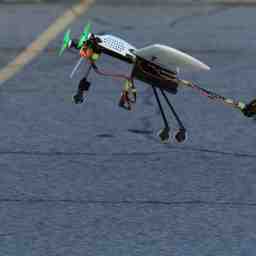 The aircraft having just taken off