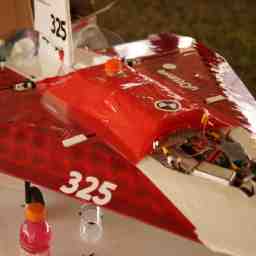 The aircraft getting ready to fly at the SAE Aero Competition