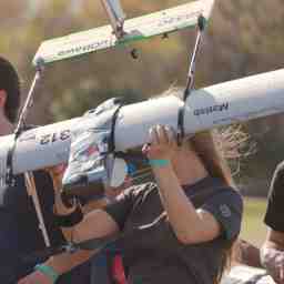 Abby carring SG32C off the airfield