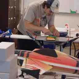 Kaden working on SG32C in the workshop