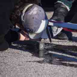 Testing how fast the water payload can be emptied