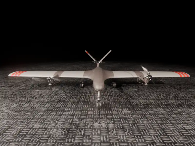 Holding the aircraft before a testflight