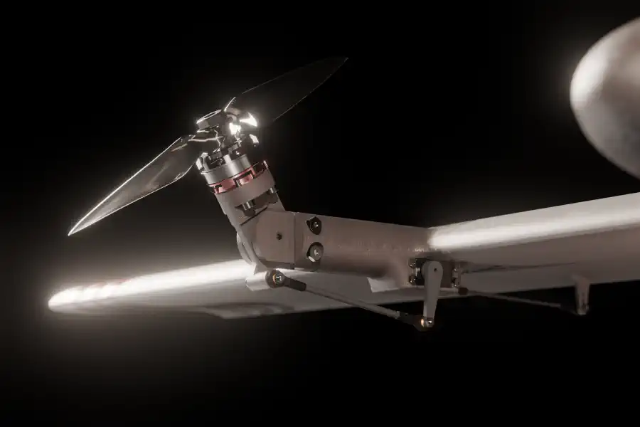 The tilt mechanism used to tilt the rotors