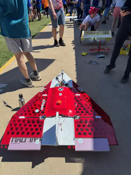 Waiting in line at the 2025 SAE Aero Design East Competition