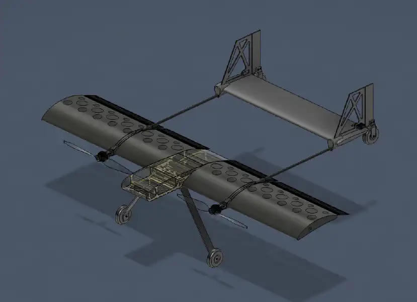 a CAD render of SG32C looking head on