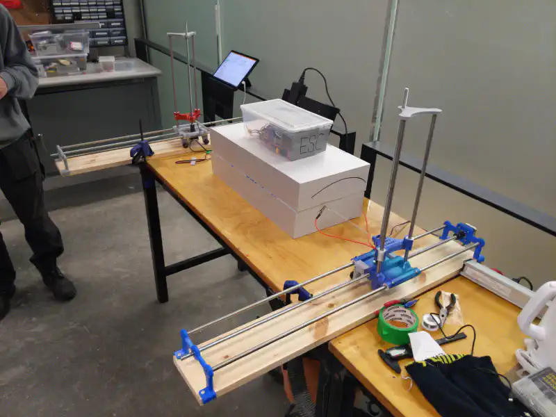 Our custom-built CNC hot wire cutter