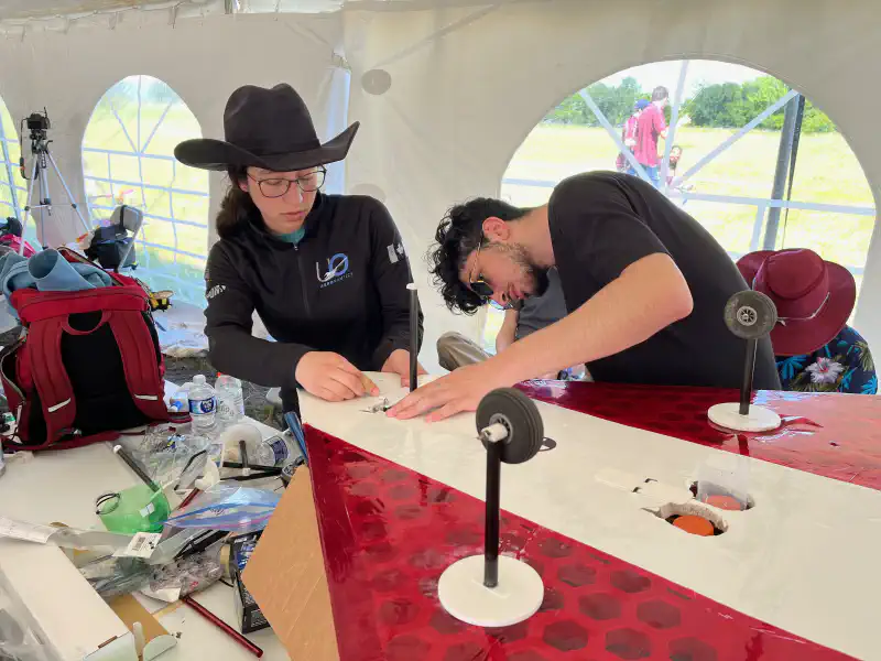 Working on the Micro Class 2025 plane